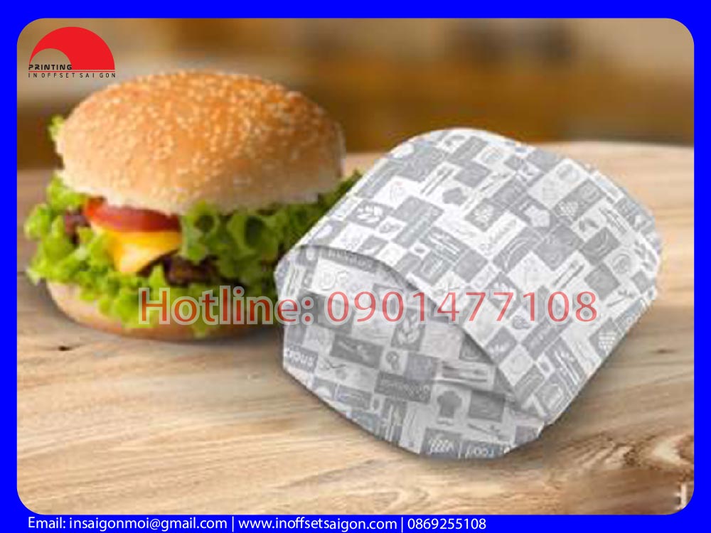 Giấy Gói Hamburger - Giấy Gói Thực Phẩm